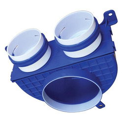 Regulus Box rozdělovací rohový plastový 2x75/125mm - 21757