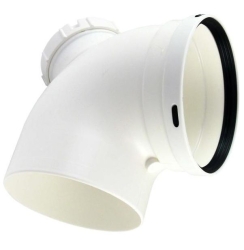 Regulus Koleno 90° 125 PP s inspekčním otvorem  14553